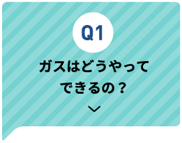 Q1 ガスはどうやってできるの？